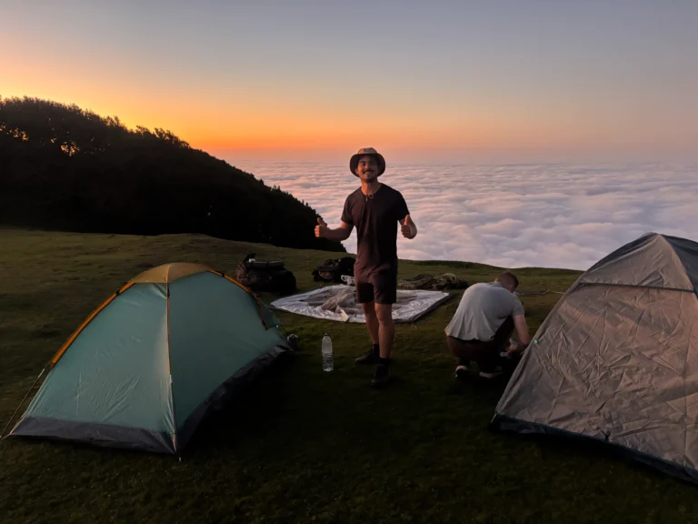 Camping in Fanal Forest - Madeira